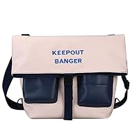 zitan Waterproof PU Leather Bags Briefcase Large Satchel Shoulder Bag Rugged Multi-Function Student Bag Fashion Messenger Multi-Pocket Bag