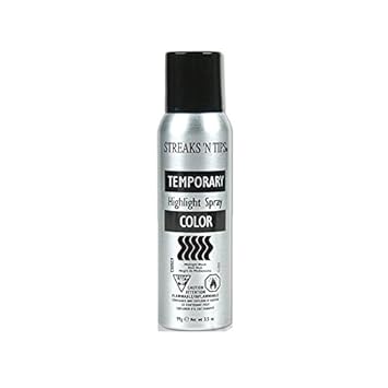 Amazon Com Streaks N Tips Midnight Black Temporary Spray On