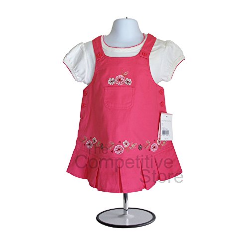 Toddler + Infant + Child Mannequin Torso, Dress Form Hollow Back Body Kids Set, with Metal Stand by EZ-Mannequins, for Craft Shows, Photos or Display, Easy to Use and Store, 9mo-7 Clothing Sizes. - Thumbnail 4