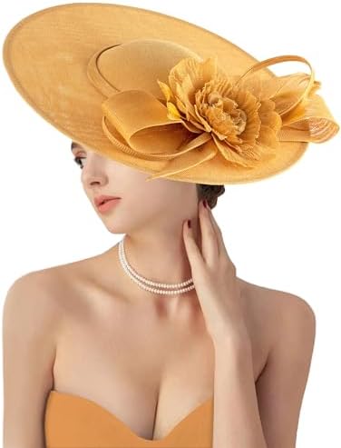 Women Church Hats Formal Kentucky Dress Derby Hats with  display picture 2