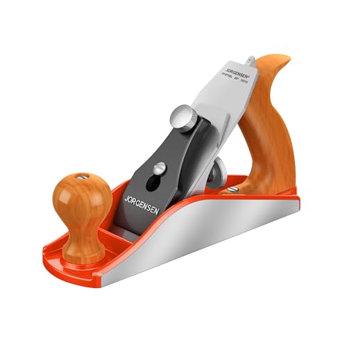 JORGENSEN No.4 10" Wood Plane, Professional Hand Planer for Woodworking