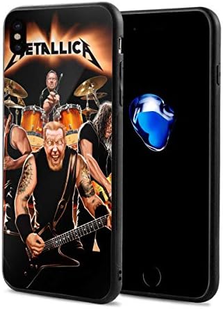 Amonee Metallica Latest News Phone Case for iPhone X,Full Protective,Anti-Scratch Back Black,Drop Protection,Cushion Frame