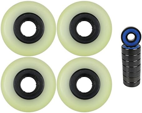 Aggressive Skate Wheel Natural 60mm 96a Set of Four With Bearings