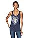 Disney Women's Believe in Tinkerbell Ideal Racerback Graphic Tank Top, Indigo, M