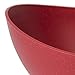 Architec EcoSmart 7qt Serving Bowl, Recycled Plastic and Flax Husk, Made in The USA, Red PolyFlax