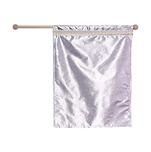 Amazon Com Small Silver Flag Dance Praise Worship Church Flag