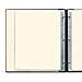 Gallery Leather 3 Ring Binder with Plastic Sleeves, Includes 10 Sheets, Sheet Size: 8.5
