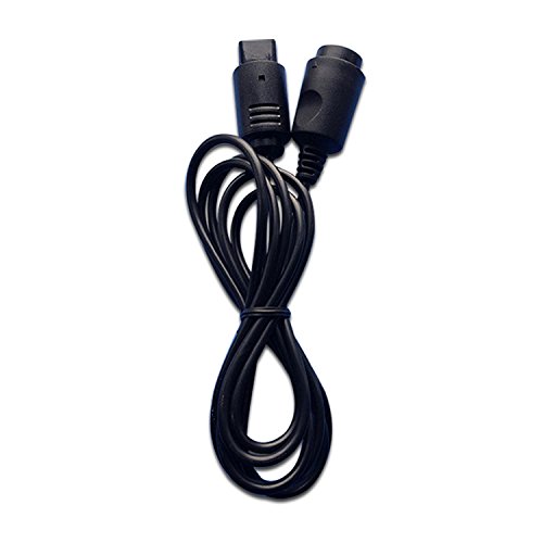 EVORETRO 4 Pack Extension Cable Bundle Compatible for Nintendo 64 N64 Controlles - Four N64 Nintendo 64 Extension Cables