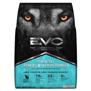 EVO Herring & Salmon Formula Adult Dry Dog Food 28.6lb