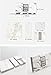 METAN White Marble Sticky Note Pads, Pop Up Notes Memo Pads for Page Marker and Daily Memo with 4 Different Size, 6 Pads 80sheets/pad