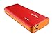 ADATA PT100 10000mAh Dual Output Fash Charging 3.1A Portable Charger Power Bank for Smartphones and tablets - Red (APT100-10000M-5V-CRDOR)