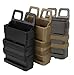 Mag Pouch by Sharktical - M4/M16/AR15 Ammunition Magazines - Fiber Reinforced Nylon Polymer For Durability - Secure Fit Positive Magazine For Quick Reload - MultiPosition (Vertical/Horizontal)
