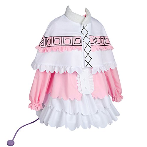 Ya-cos Miss Kobayashi-san Dragon Maid Kanna Costume Outfit Cosplay Uniform Dress Pink - Image 3