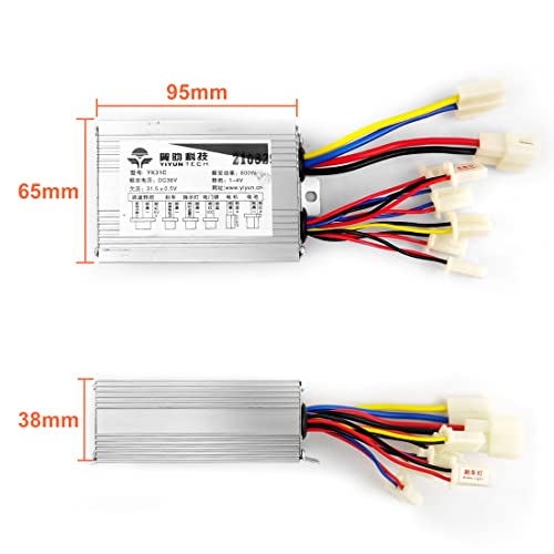 L-faster 36V48V 800W Electric Motor Controller Brush DC Motor Speed Control for Electric Tricycle Scooter Brushed Controller