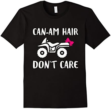 Mens CAN-AM HAIR DON'T CARE T SHIRT XL Black