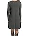 MOLERANI Women's Long Sleeve Swing Loose Flowy Casual Tunic Shirt Mini Dress,0-gray,Medium