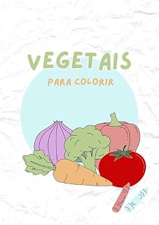 Livro Vegetais para Colorir