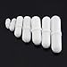 7pcs PTFE Magnetic Stirrer Mixer Stir Bar Spinbar Stirring White Color