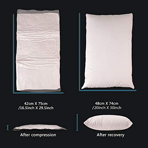 EDOW Luxury Soft Pillows for Sleeping, Fluffy Down Alternative