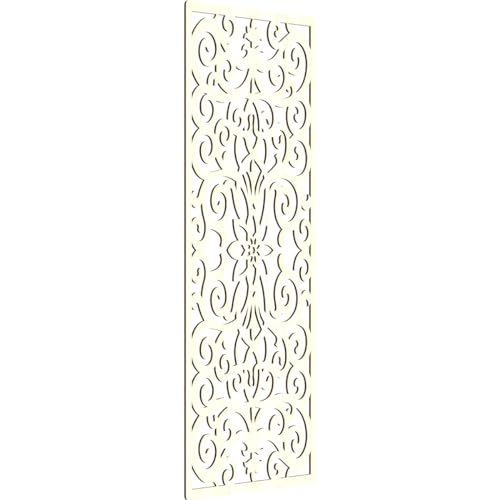 Buel Decorative Pierced Fretwork Wood Wall Panels, 31 3/8"W x 79 3/8"H x 1/4"T,…
