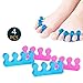 SUNFATT Toe Separators for Women,Toe Spacers for Women,Repeatable Washable Toe Separators,Toe Separators for Nail Polish Application,Soft Gel Pedicure Tools.