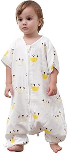 Kisbaby Toddler Sleeping Sack Three Layer Muslin Wearable Blanket