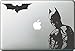 Vati Leaves Removable Creative Batman And Friend Decal Sticker Skin Art Black for Apple Macbook Pro Air Mac 13