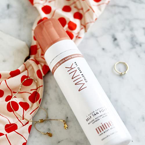 Mink Self Tanner Mousse Achieve a StreakFree, Even & Silky
