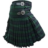 AAR Mens Scottish Tartan Kilt - 13oz Highland Casual Kilt for Men - 11 Tartans