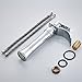 Senlesen Tall Waterfall Spout Single Handle Bathroom Sink Vessel Faucet Mixer Taps Chrome