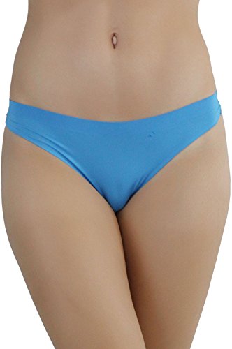 ToBeInStyle Women's Pack of 6 Laser Cut Thongs Size: X-Large