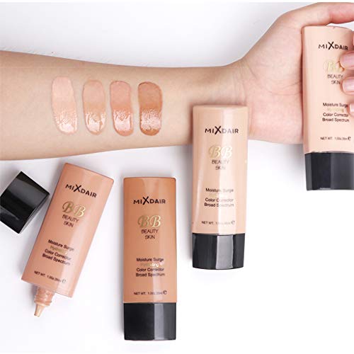 Chezaa MIXDAIR Cruelty-Free Foundation and Concealer That Covers Under-Eye Circles, Blemishes & Skin Discoloration for a Flawless Finish, Light, 0.1 Ounce (C) - Thumbnail 7