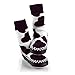Mocc Ons Baby Infant Slipper Socks 12-18 Months Cow Print