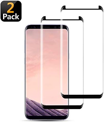 [2-Pack] Galaxy S8 Plus Screen Protector,WZS [9H Hardness][Anti-Fingerprint][Ultra-Clear][Bubble Free] Tempered Glass Screen Protector Compatible with Samsung Galaxy S8 Plus