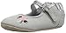 Robeez Girls' Catherine White-K Crib Shoe, Blossom Ballet Grey, 12-18 Months M US Infant