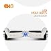 CHO Electric Self Balancing Dual Motors Scooter Hoverboard with Built-in Speaker and LED Lights - UL2272 Certified (4.5 Inch White)