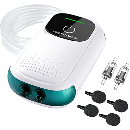KEDSUM Battery Aquarium Air Pump, Quietest Rechargeable and Portable