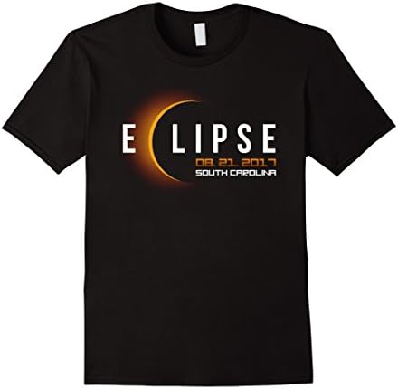 Mens Solar Eclipse 2017 TShirt South Carolina XL Black