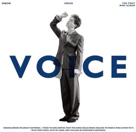 SHINEE ONEW - [Voice 1st Solo Mini 2 Ver SET CD+Booklet+Card+Free Tracking K-POP Sealed