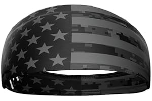 ELITE ATHLETIC GEAR 40+ Designs! Unisex Headband/Sweatband. Best for Sports, Fitness, Working Out, Yoga. Tapered Design