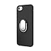 iPhone 7 Plus Ring Holder Case Rock Shock Absorption Ultra Thin Soft TPU Cover Built-in Ring Grip Kickstand Perfect Fit Defender for Apple iPhone 7 Plus 5.5 inches (iPhone 7 Plus Black)