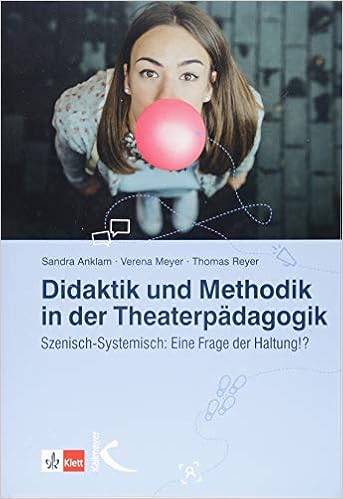 Buch:
Anklam, S.; Meyer, V. & Reyer, T. (2018): Didaktik und Methodik in der Theaterpädagogik/ Szenisch-Systemisch: Eine Frage der Haltung!? Seelze: Friedrich Verlag.