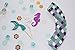 Mermaid Cupcake Toppers + Wrappers- 48 pcs- [Decoration for Little Mermaid Theme, Under The Sea Theme, Baby Shower Birthday Party Favors, Mermaid Tail, Seahorse Food Picks + Scale Cupcake Wrapper]