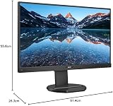 Philips 276B9 27" QHD IPS Monitor 75Hz 4ms USB-C Dock Speakers Height Adjust view 6