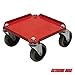 Extreme Max 5800.0228 V-Slides Snowmobile Dolly System - Steel, Red
