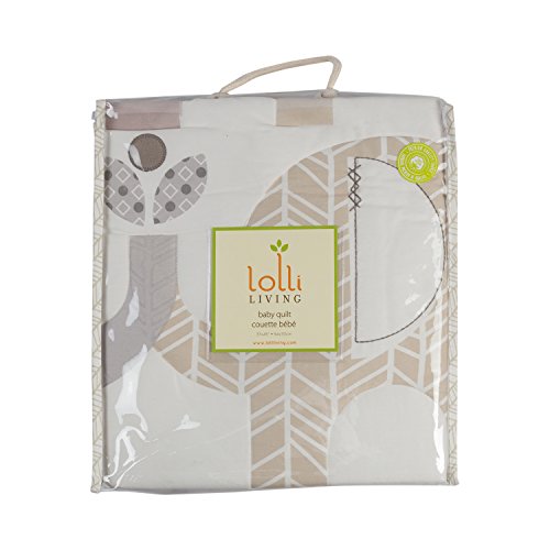 Lolli Living Naturi Baby Quilt - Colorful, Modern Quilted Comforter In 100% Cotton, Use As Bedding Or Decorative Wall Hanging, A Beautiful Addition To Nursery.