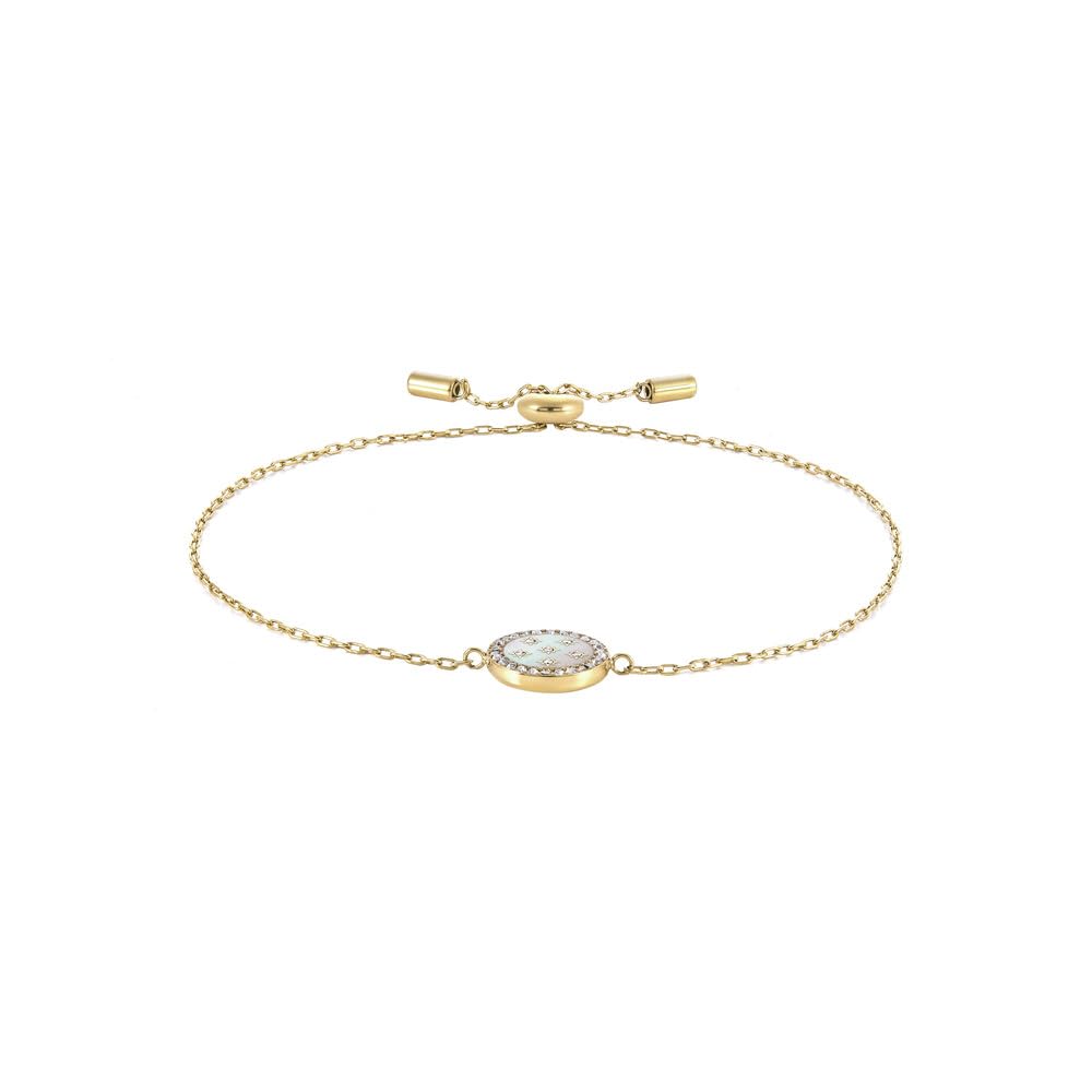 Fossil Women's Classic Mother-of-Pearl Gold-Tone