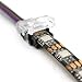 RGBZONE 10 Pack RGB 4Pin LED Strip Connector for 10mm Waterproof RGB 5050 LED Strip,Quick Strip to Wire Connector Without Stripping Wire