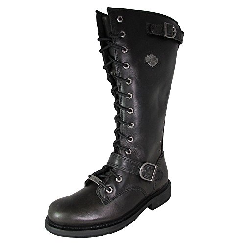 Harley-Davidson Women's Jill Motorcycle Boot, Black, 9.5 M US