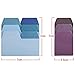Fyess 6PACK Index Divider Sticky Notes Paper Tabs, 60 Blank Notes per Pack, Assorted Size, 6 Pack